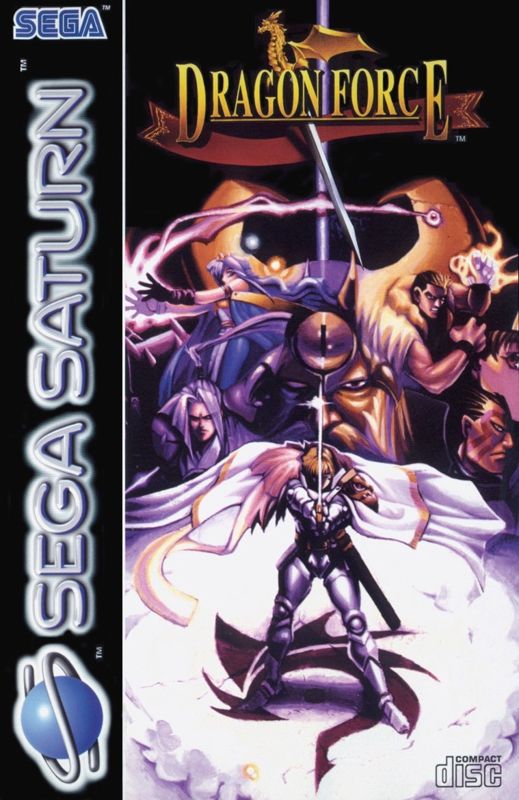 Dragon Force box art for Sega Saturn